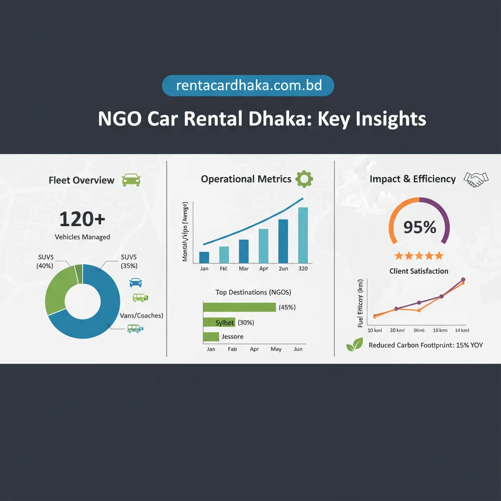 NGO car rental dhaka data visualization chart